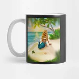 Sunrise Beach Mermaid Mug